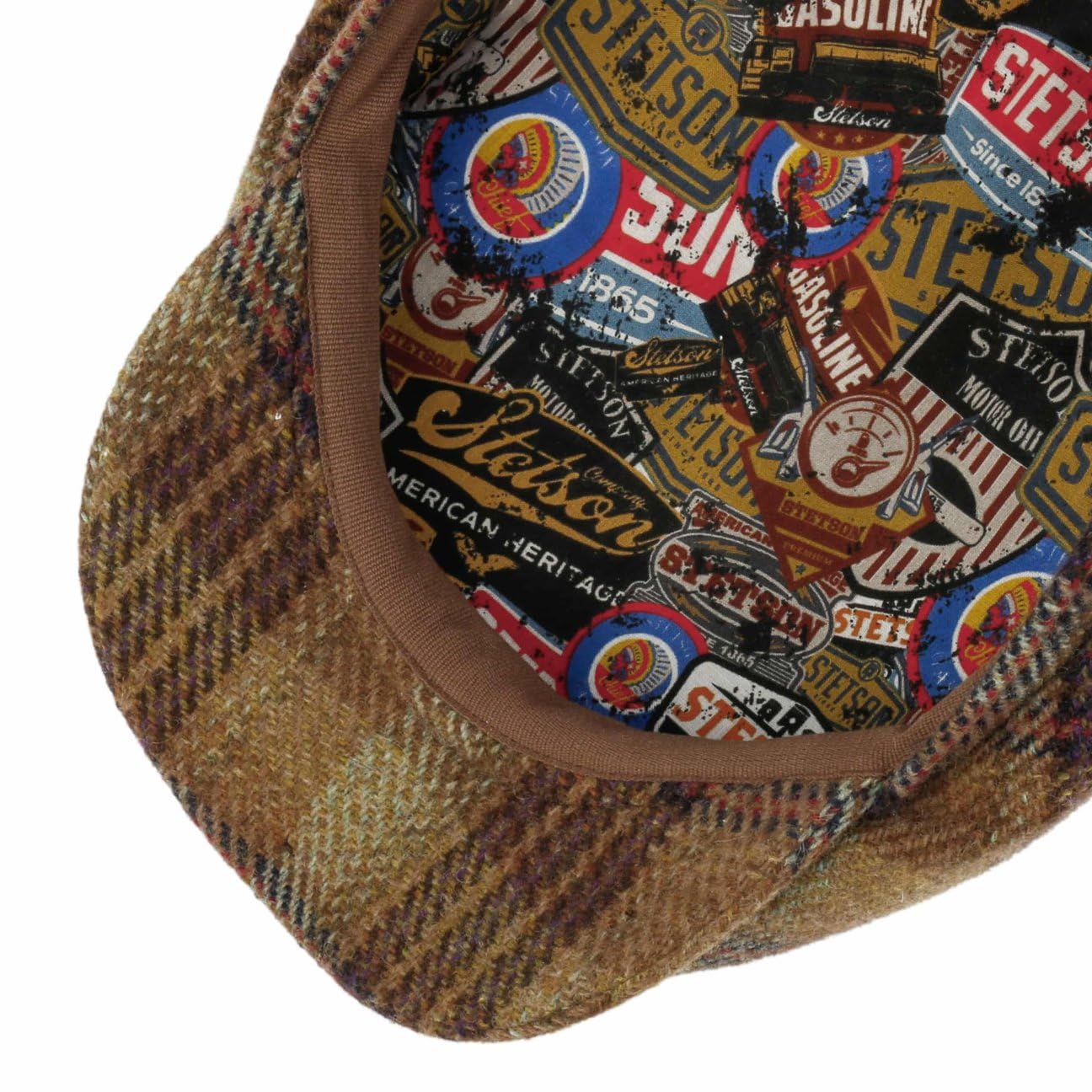 stetson-driver-wool-garage-flatcap-schirmm-tze-kariert-herren image 4
