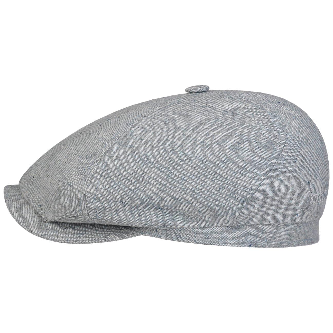 stetson-hanover-flatcap-hellblau-herren-nachhaltige-baumwollkappe-made-in-eu image 1
