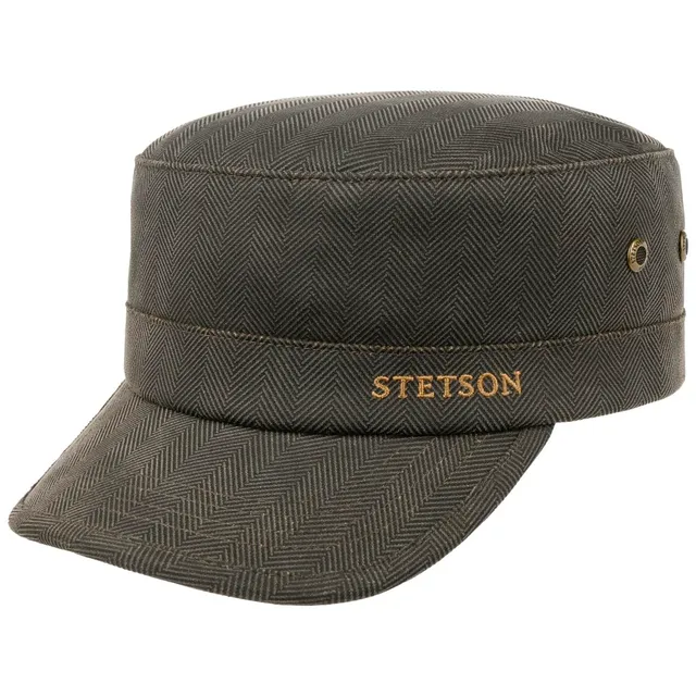 stetson-herringbone-army-cap-stoffcap-mit-fleecefutter image 1
