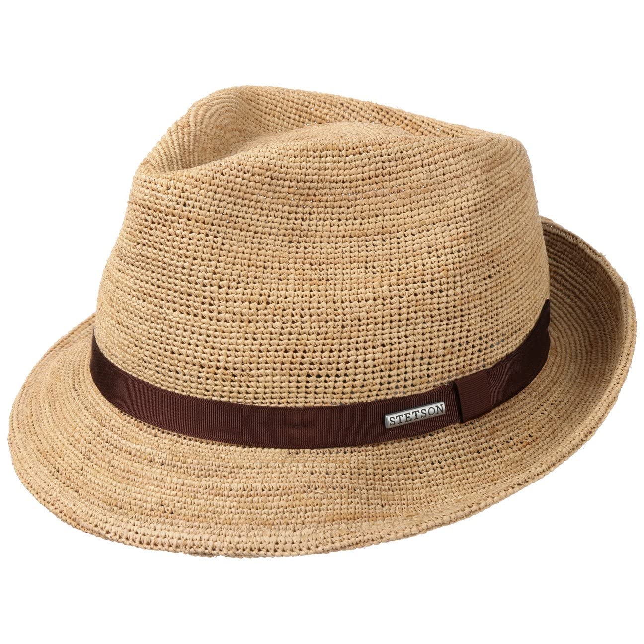 stetson-alpena-player-crochet-sonnenhut-raffiastroh-fedora-mit-ripsband image 8