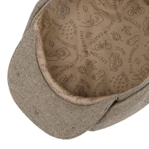 stetson-hatteras-flatcap-organic-herringbone image 7