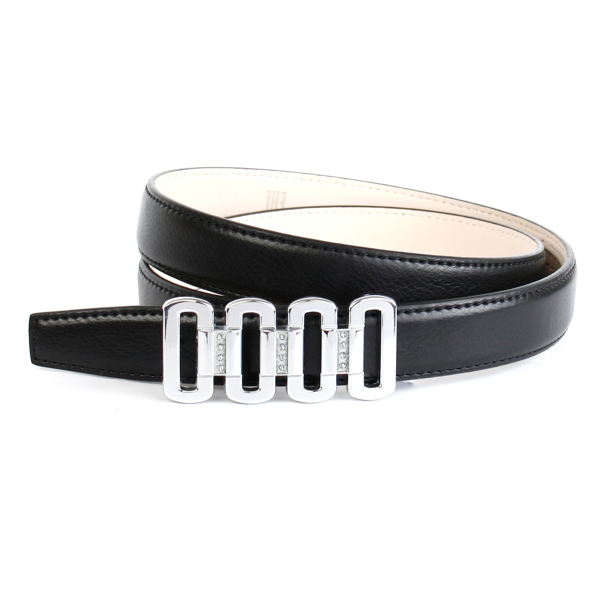 anthoni-crown-lederg-rtel-schwarz-mit-koppelschlie-e-damen-classic-2-5-cm image 1
