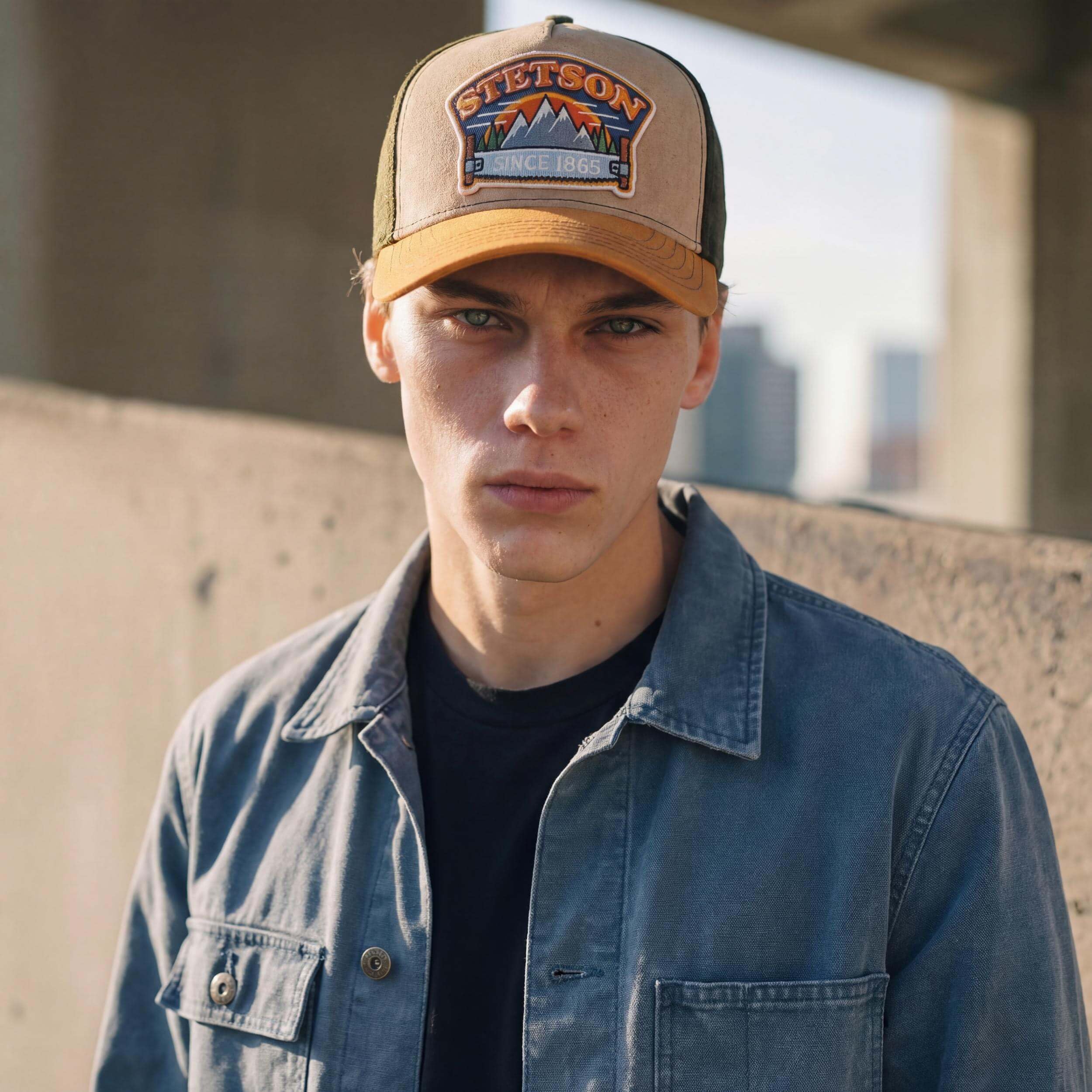 stetson-hacksaw-trucker-cap-baumwolle-verstellbar-unisex image 3