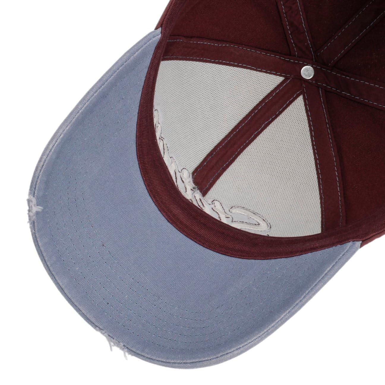stetson-tricolour-vintage-distressed-cap-6-panel-strapback-unisex image 5