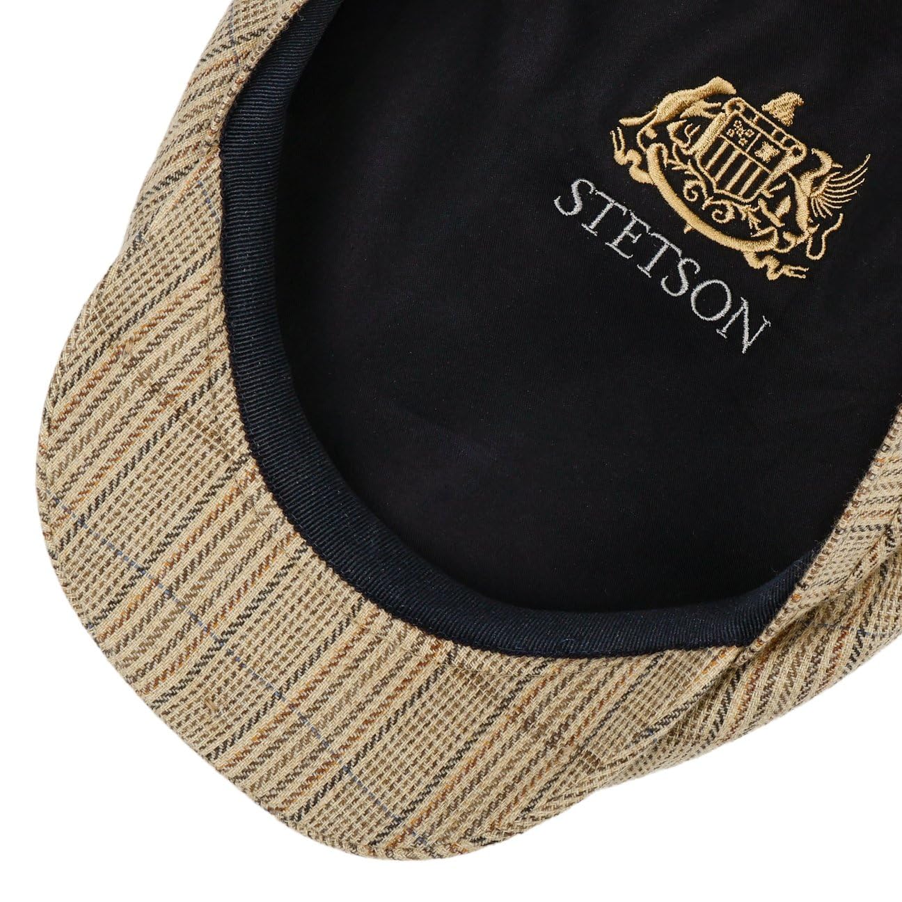 stetson-driver-flatcap-linen-mix-stripe-made-in-germany-herren image 3