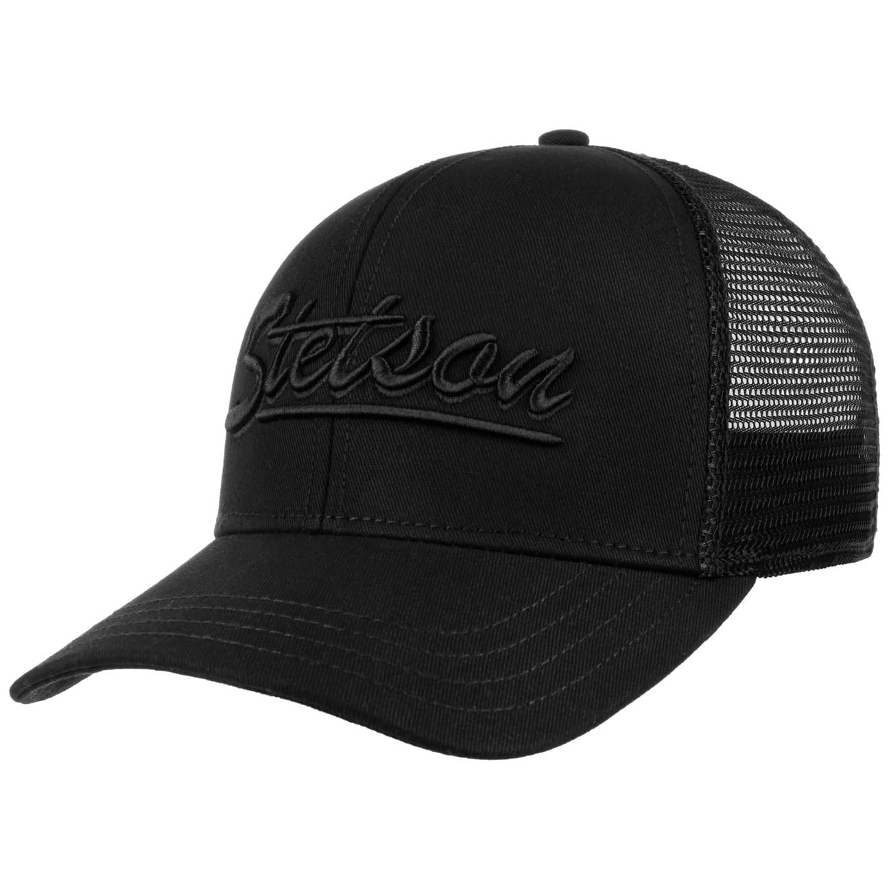 stetson-monochrome-trucker-cap-herren-baumwoll-twill-snapback image 1