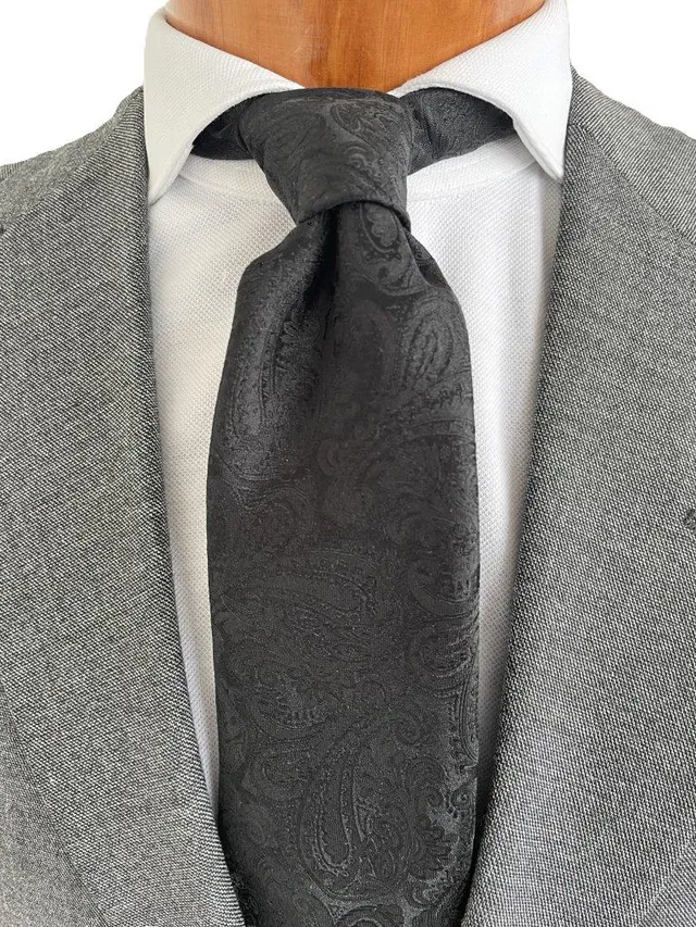 hemley-krawatte-seide-paisley-schwarz-festlich-7-5-x-145-cm image 1