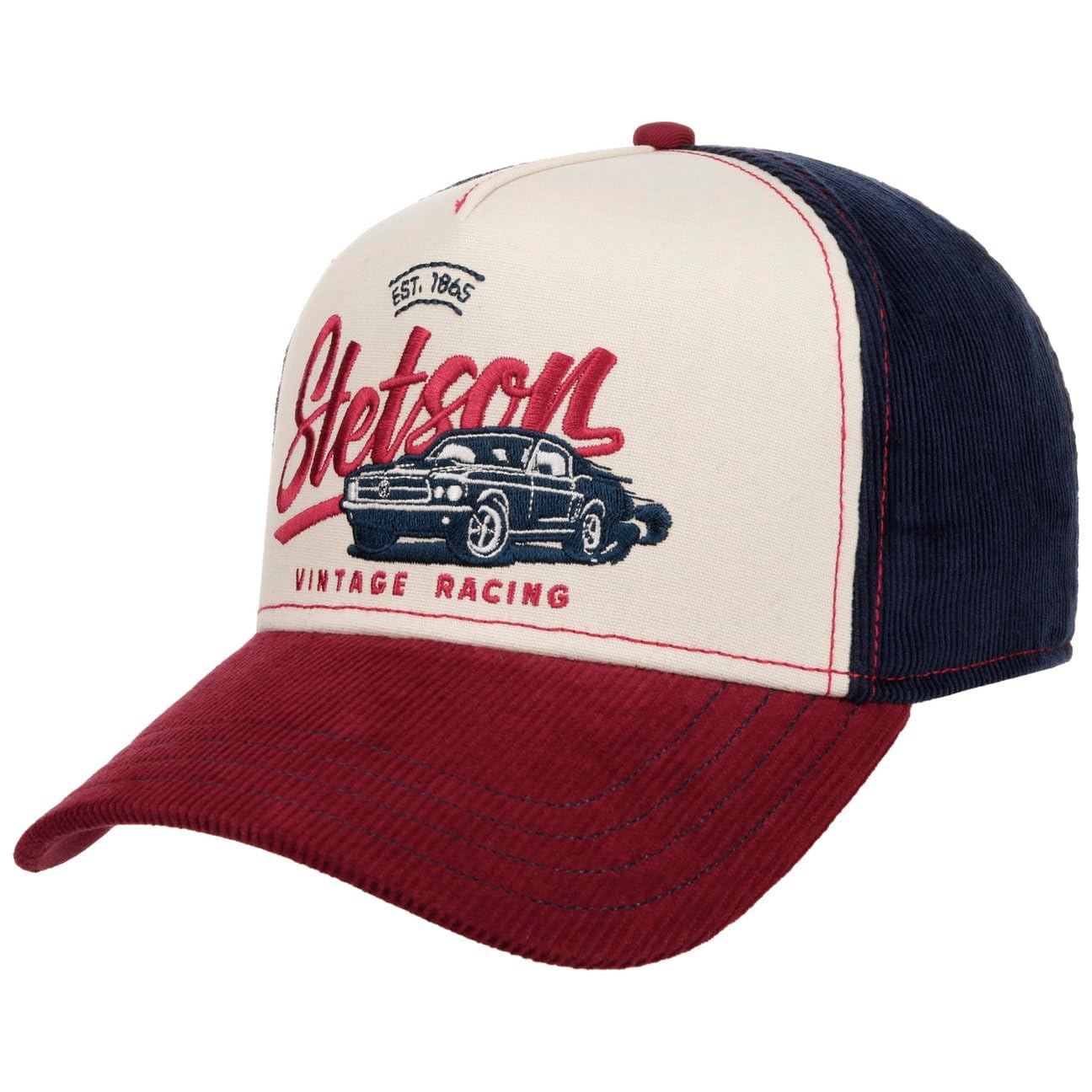 stetson-vintage-racing-cap-cordschirm-herren-5-panel image 1