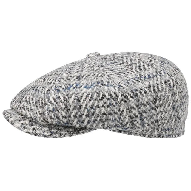 stetson-levico-flatcap-fischgrat-aus-schurwolle-handmade-in-germany image 1