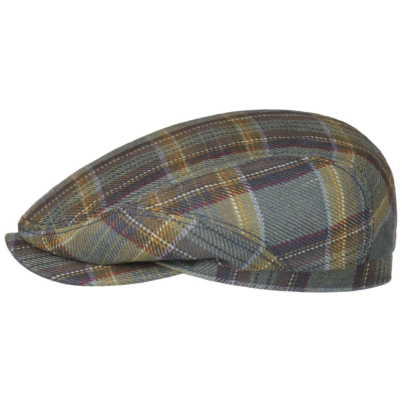 stetson-bornestead-driver-flatcap-100-leinen-made-in-germany image 1