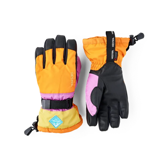 hestra-gauntlet-czone-jr-5-finger-wasserdichter-kinder-skihandschuh-mit-czone-me image 1
