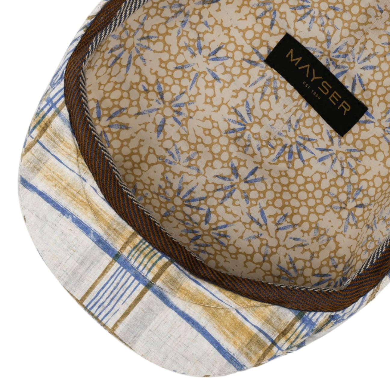 mayser-sidney-amsterdam-check-flatcap-sommer-karo image 4
