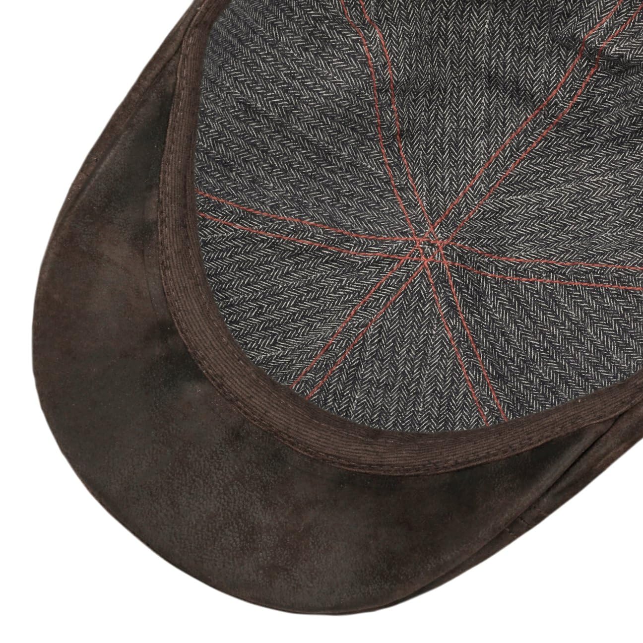 stetson-gatsby-texas-pig-skin-cap-herren-ballonm-tze-aus-echtleder-mit-futter image 4