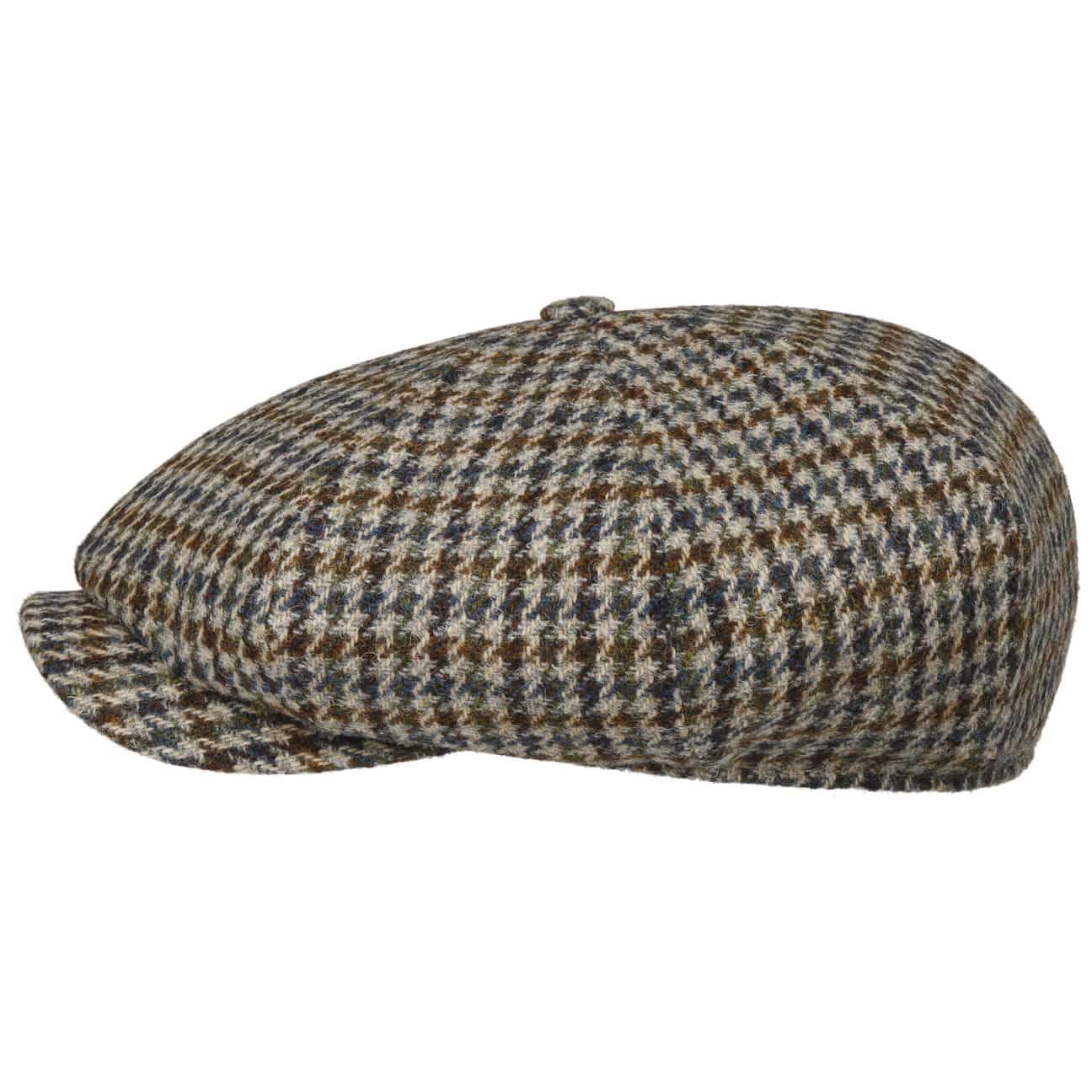 stetson-flatcap-hahnentrittmuster-herren-made-in-germany-winter image 1