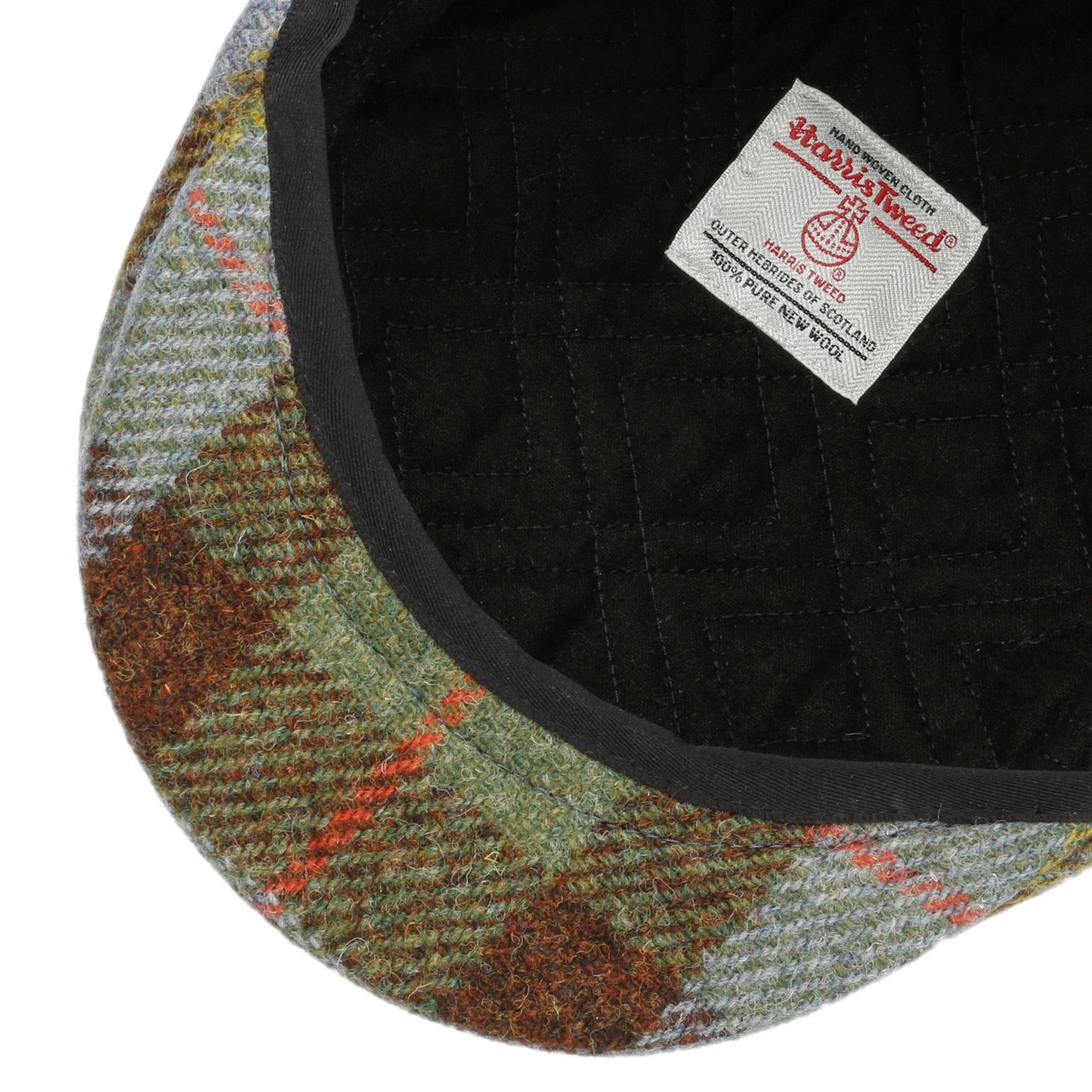 mayser-erik-harris-tweed-flatcap-karo-flatcap-schurwolle image 4
