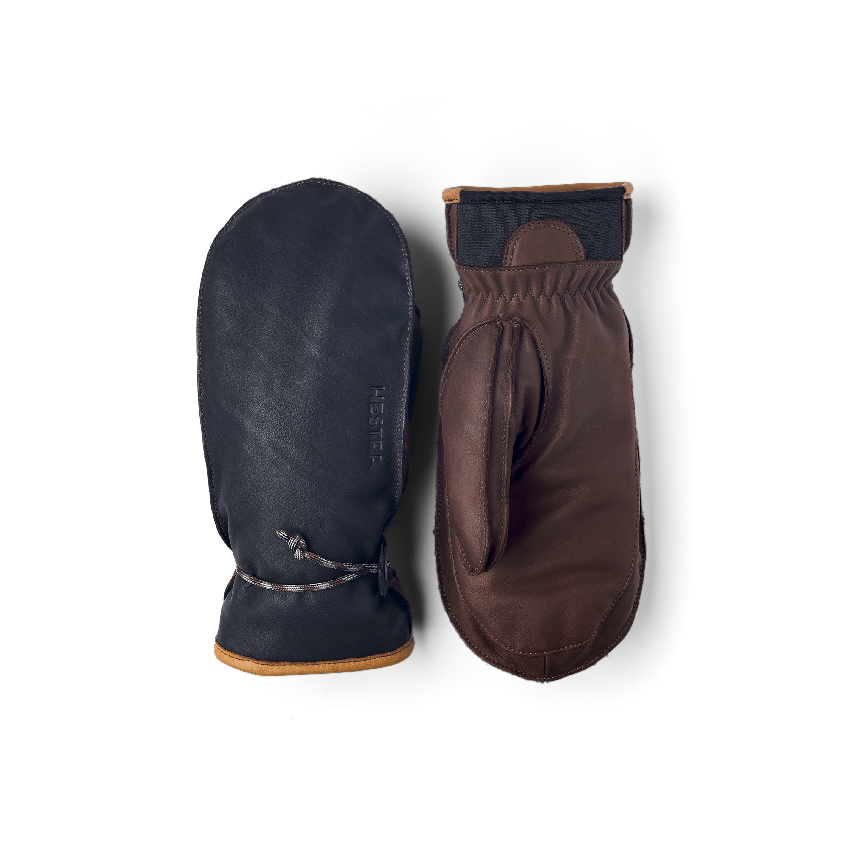 hestra-wakayama-mitt-fausthandschuh-ski-retro-leder image 2