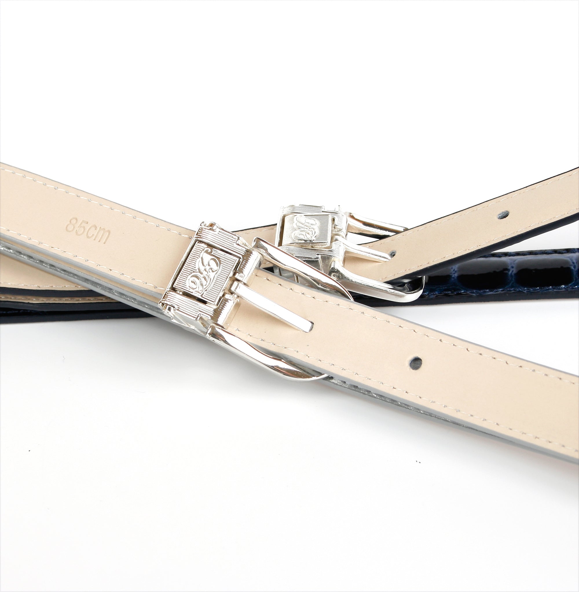 anthoni-crown-schmaler-damen-lederg-rtel-schwarz-2-0-cm-14c010 image 2