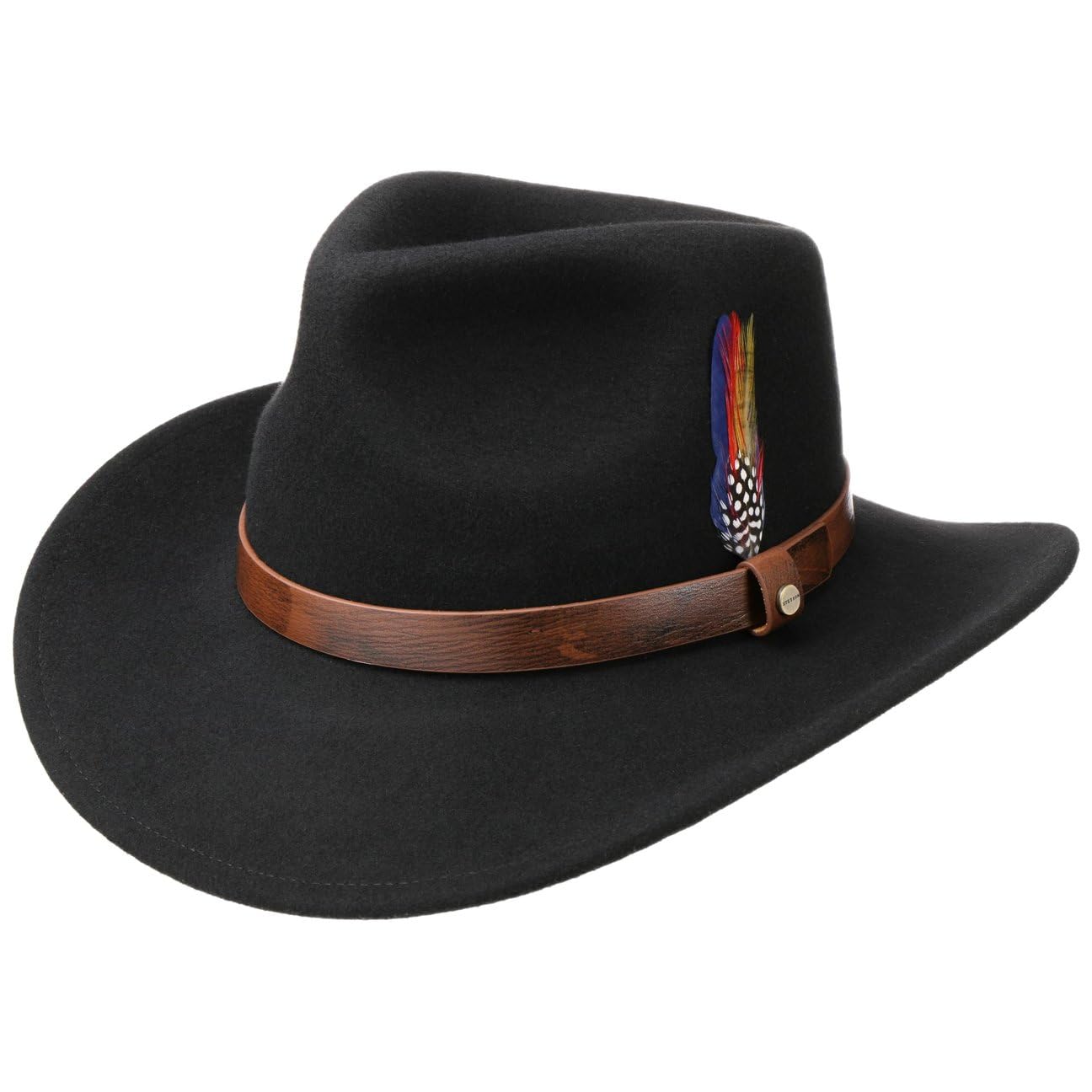 stetson-open-road-oklahoma-westernhut-herren-wollfilz-asahi-guard-lederband-mit- image 7