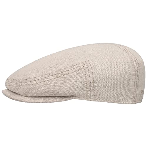 stetson-kent-sustainable-leinen-flatcap-herren-unifarbene-schieberm-tze-mit-uv-s image 3