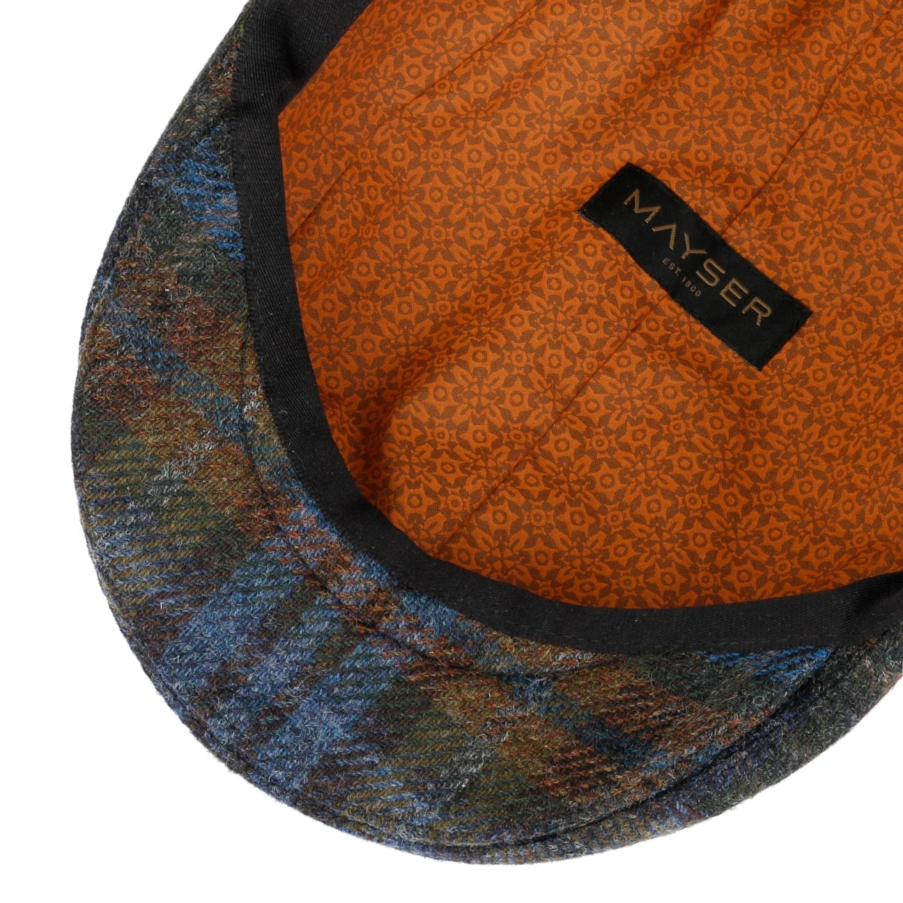 mayser-lennart-check-shetland-flatcap-schurwolle-flatcap-mit-karo image 8