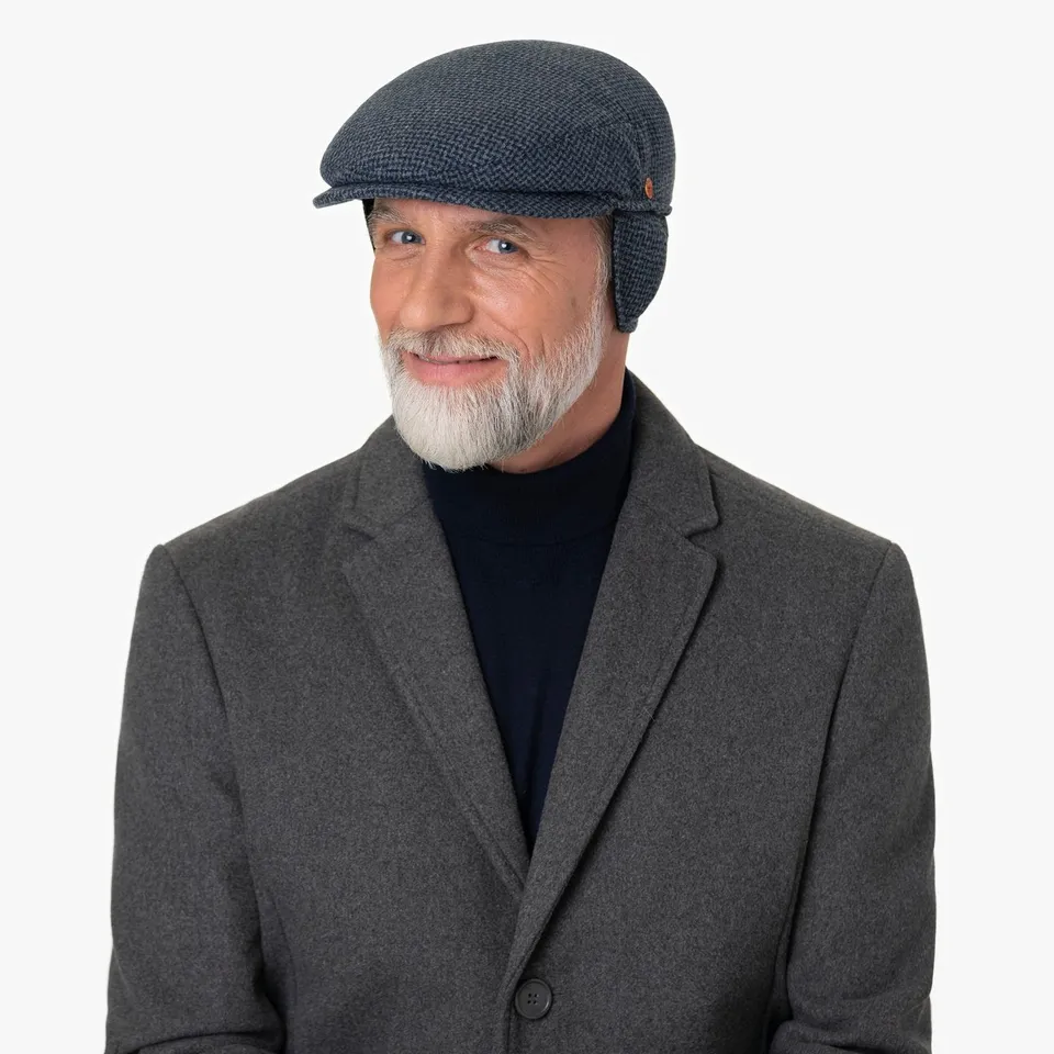 mayser-merlino-zigzag-flatcap-mit-ohrenklappen-wolle image 1