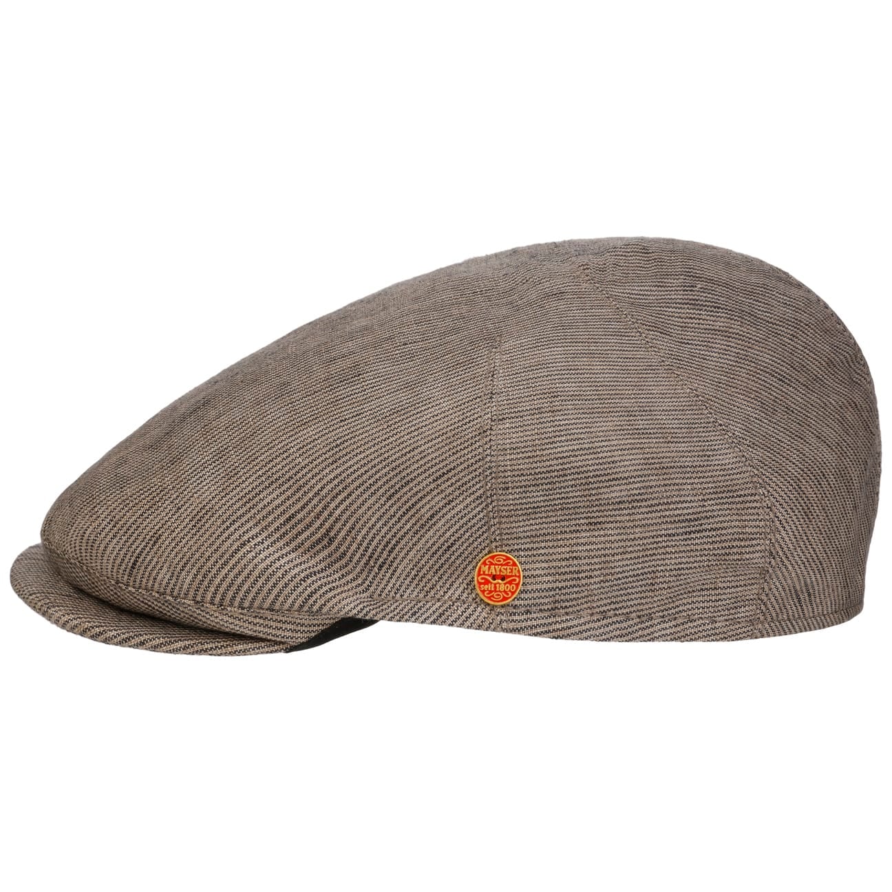 mayser-sidney-leinen-stripes-flatcap-herren image 2
