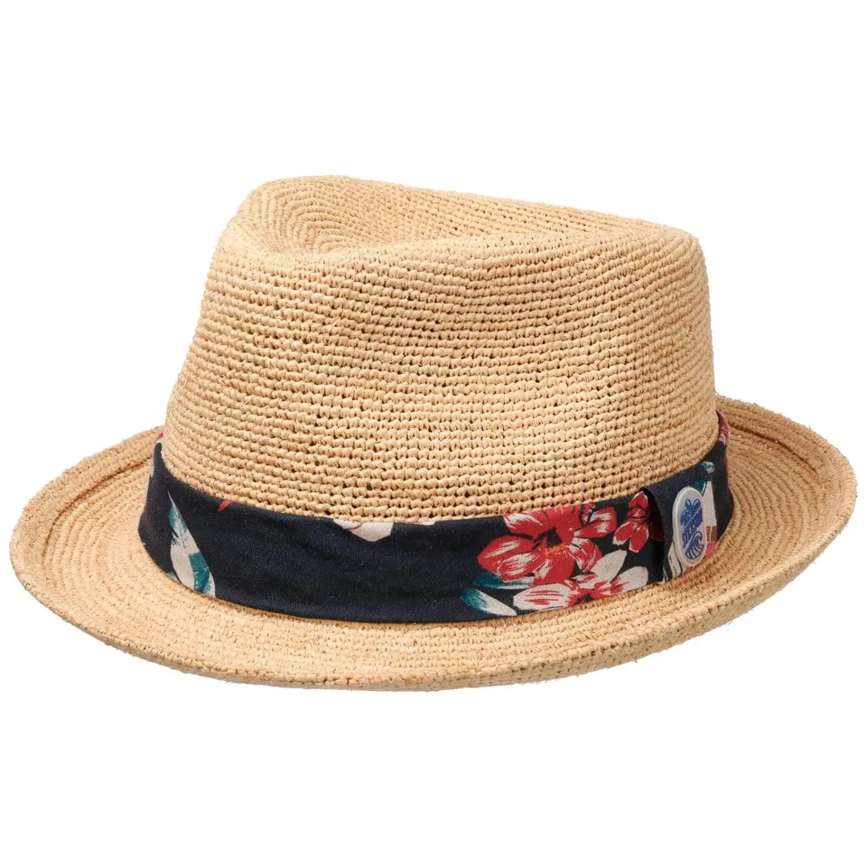 stetson-risola-crochet-player-strohhut-natur-mit-ripsband image 1