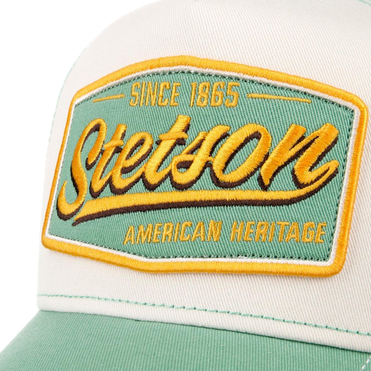 stetson-vintage-trucker-cap-meshcap-gr-n-one-size image 7
