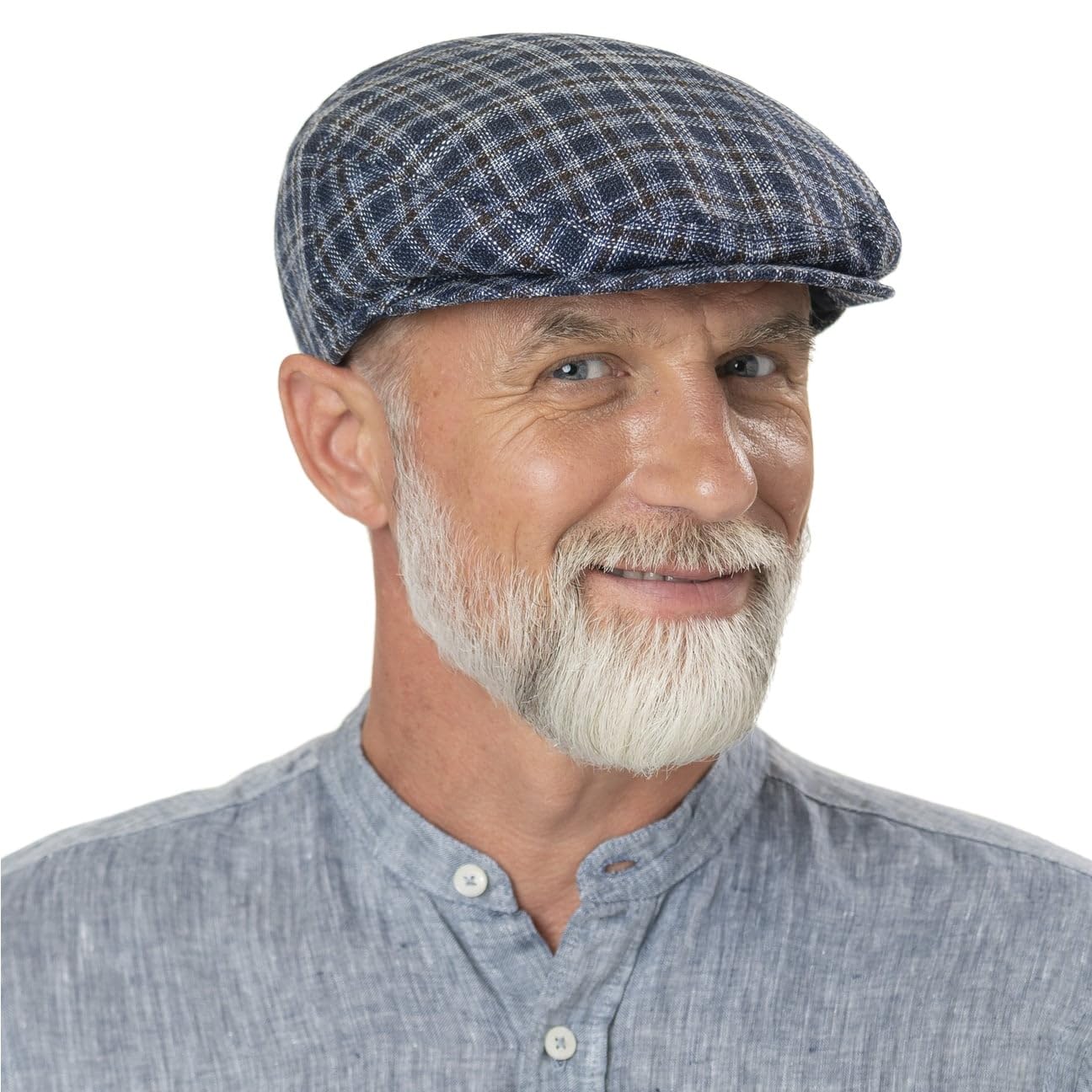 stetson-kent-cerruti-flatcap-kariert-wolle-seide-handmade-in-germany image 3
