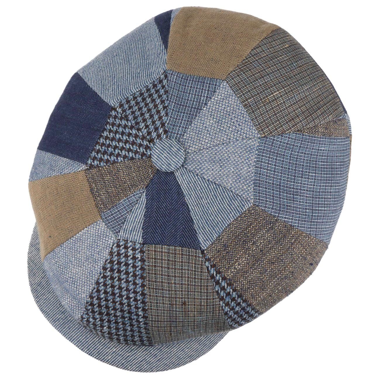stetson-hatteras-flatcap-patchwork-leinen-seide-baumwolle-unisex-fr-hling-made-i image 3