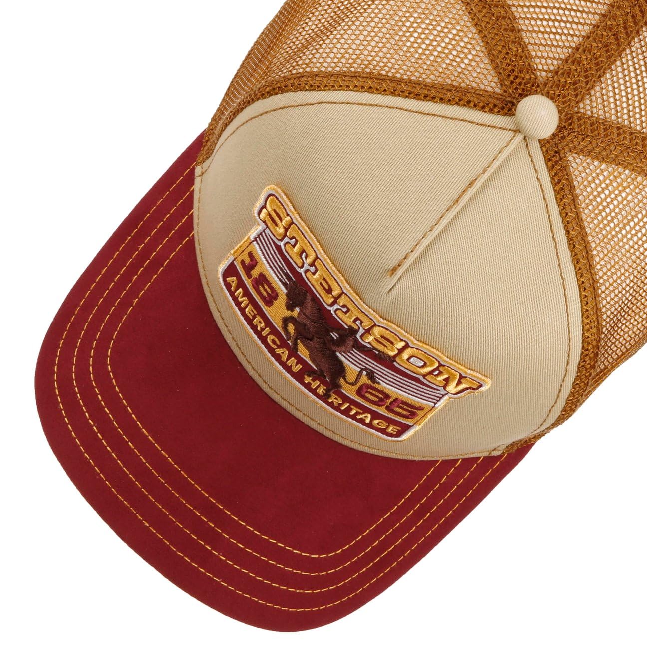stetson-heritage-rodeo-trucker-cap-baumwolle-verstellbar image 3
