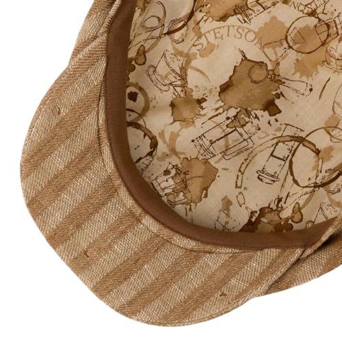 stetson-barista-driver-flatcap-gestreift-mehrfarbig-kaffee-garn-gef-rbt image 7