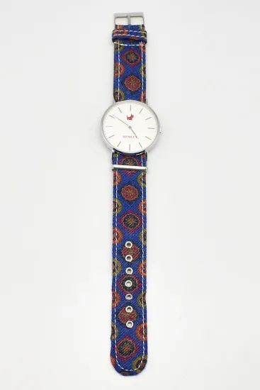 hemley-armbanduhr-medaillon-multicolor-textilband-38-mm image 1