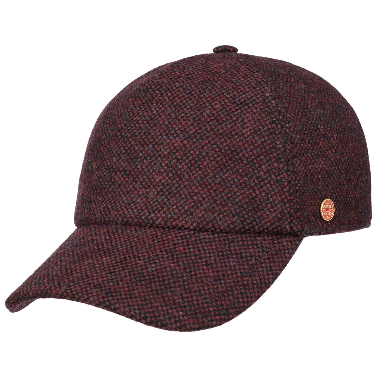 mayser-classic-morgan-tweed-cap-schurwolle-meliert image 3
