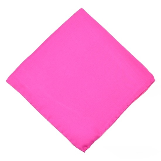 hemley-ziertuch-uni-fuchsia-aus-seide-30-x-30-cm image 1