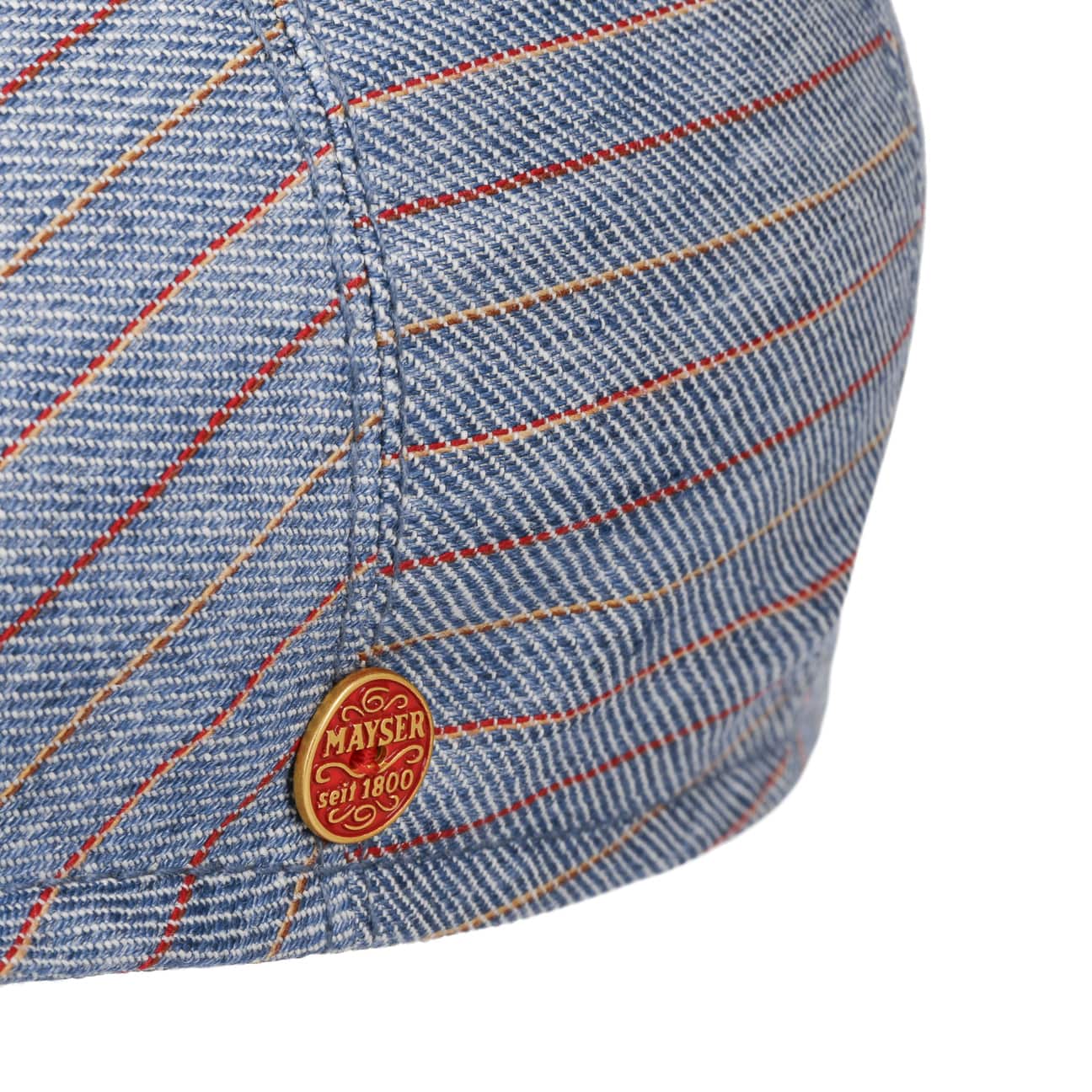 mayser-sidney-paros-stripes-flatcap-baumwoll-leinen-schieberm-tze image 5
