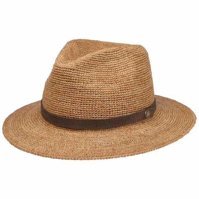 stetson-crochet-rollable-traveller-strohhut-raffiastroh-made-in-france-unisex image 1