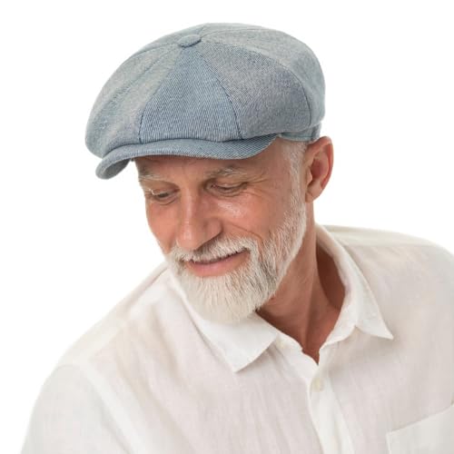 stetson-hatteras-twill-flatcap-leinen-baumwolle-herren image 7