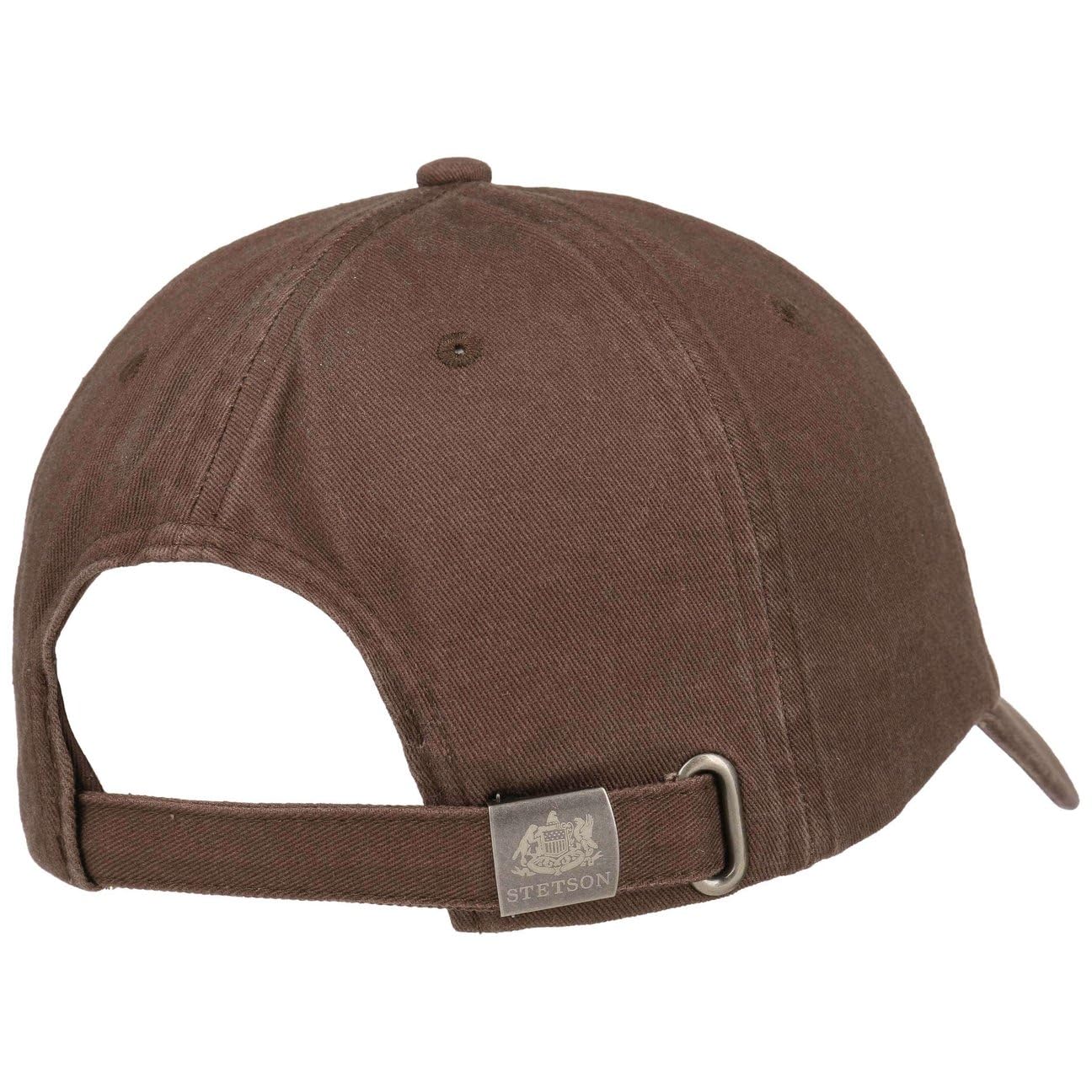 stetson-rector-baseballcap-baumwolle-uv-schutz-40-strapback-braun-one-size image 6