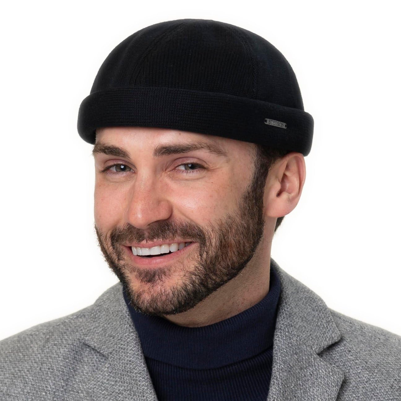 stetson-docker-strickm-tze-herren-100-baumwolle-gr-enverstellbar image 3