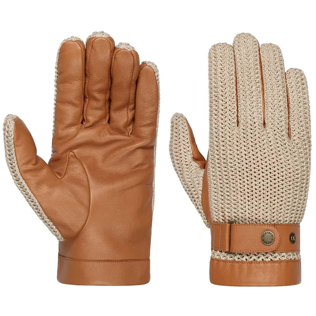 stetson-sheep-nappa-knit-handschuhe-leder-damen-herren image 1