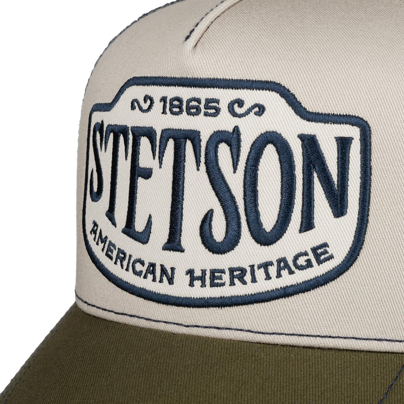 stetson-american-heritage-1865-truckercap-herren-chino-twill-snapback image 6