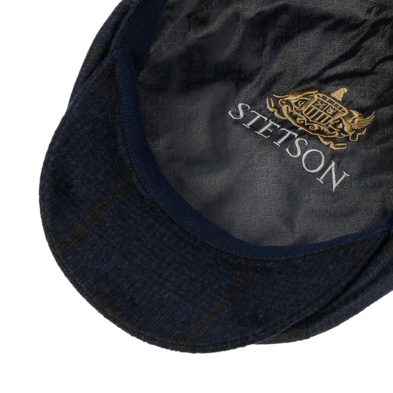 stetson-hatteras-cashmere-check-flatcap-prince-of-wales-herren image 4