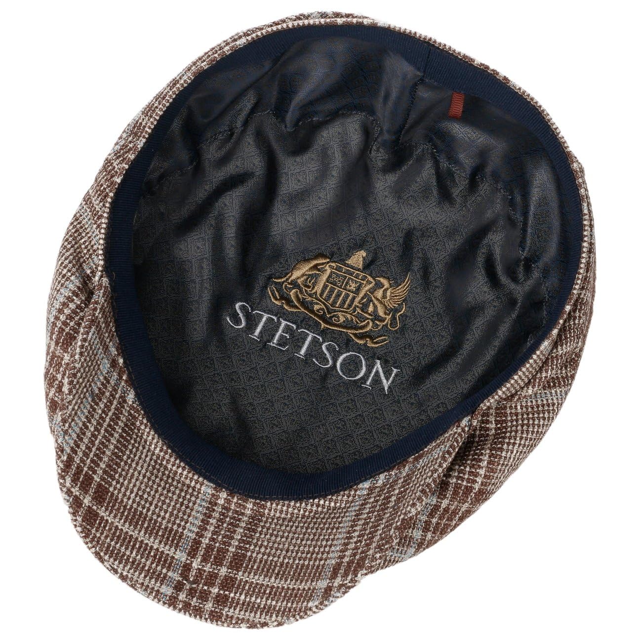 stetson-hatteras-wool-silk-check-flatcap-karo-schirmm-tze-made-in-germany image 4