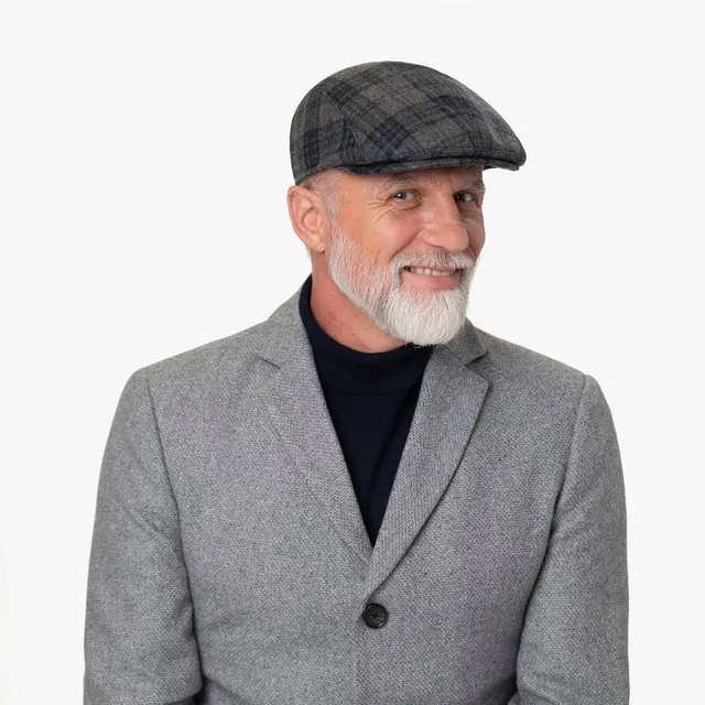 mayser-lennart-shetland-check-flatcap-schurwolle image 1