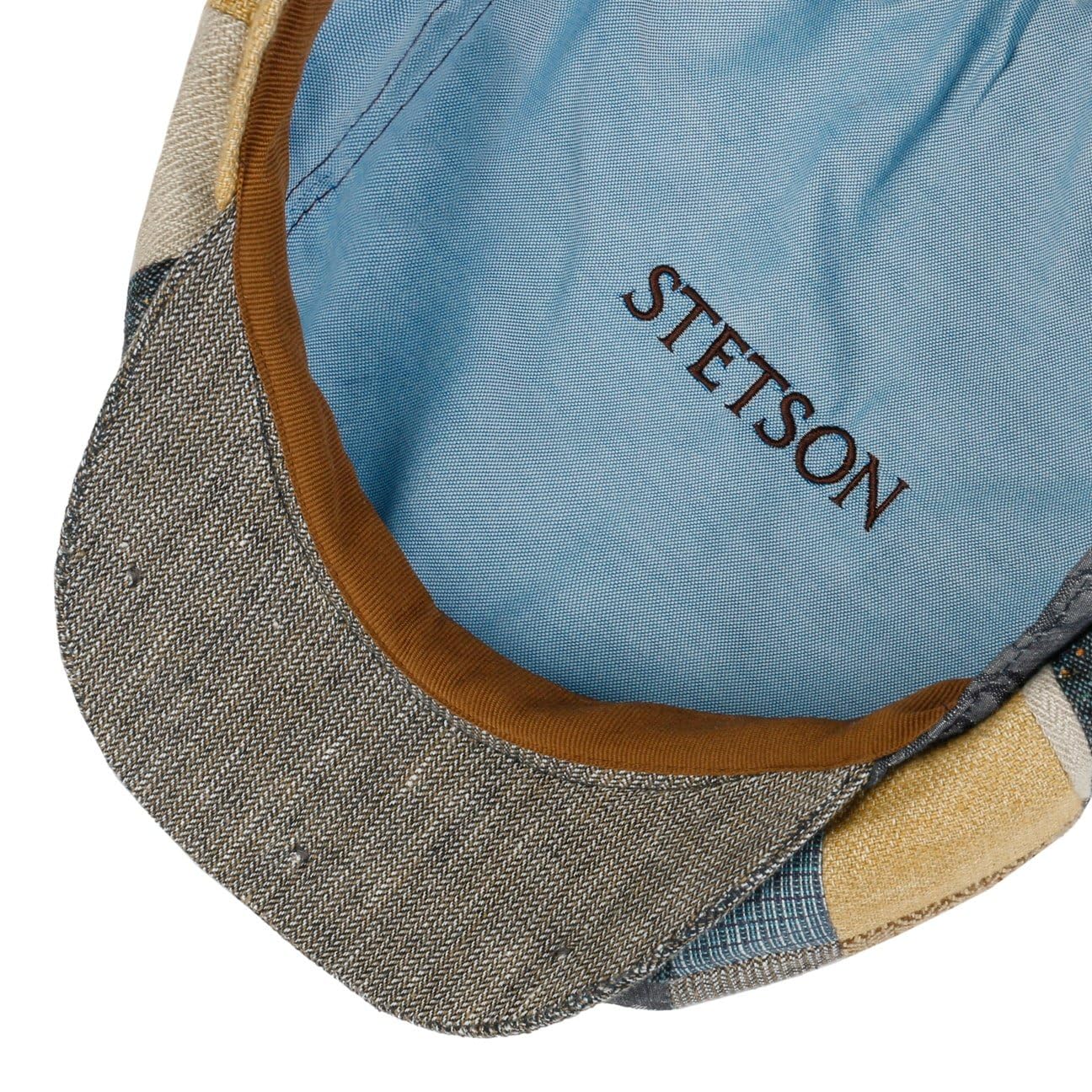 stetson-hatteras-fresh-patchwork-flatcap-leinen-seide image 3