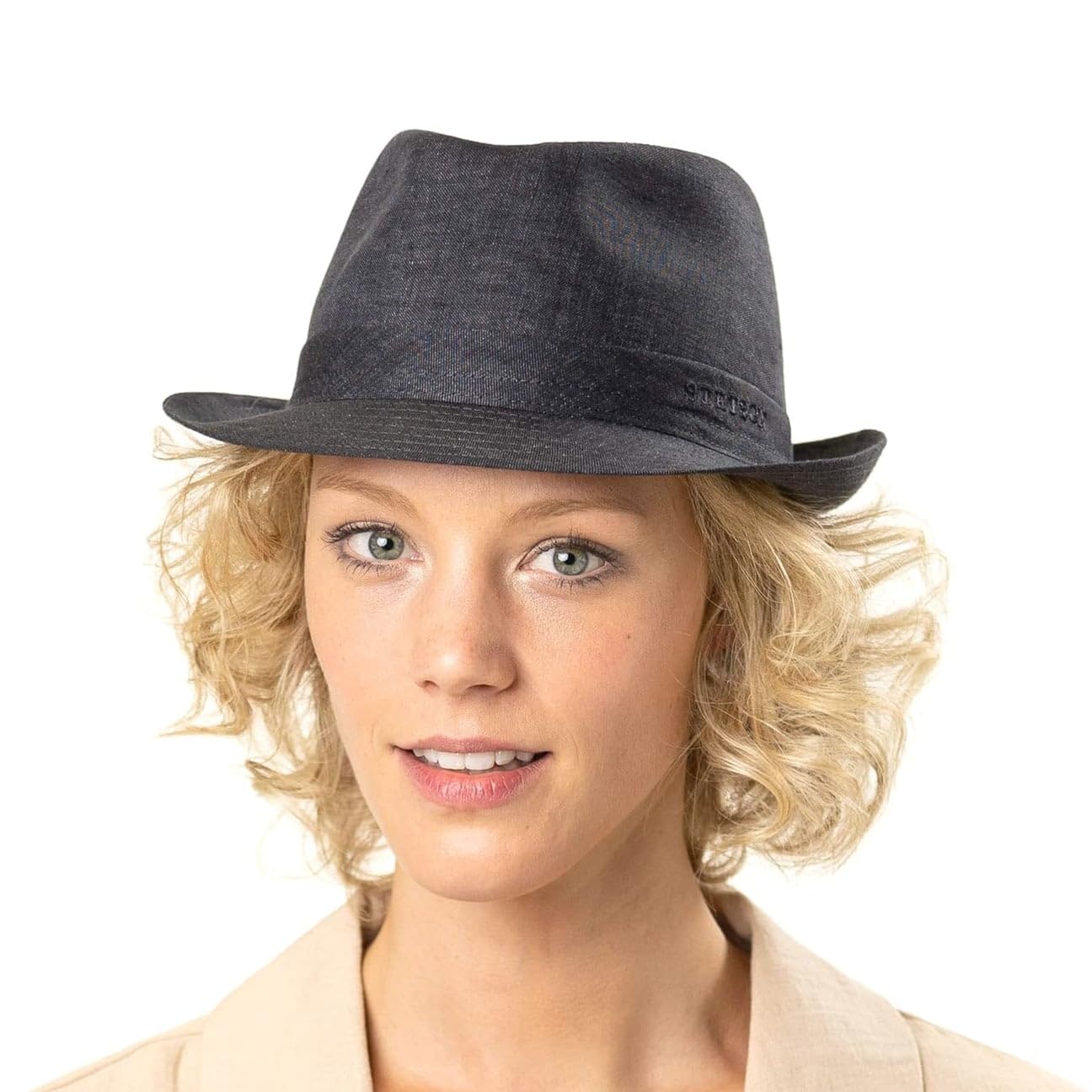 stetson-geneva-trilby-hut-made-in-italy-leinen-herren-damen-fr-hling-sommer image 2