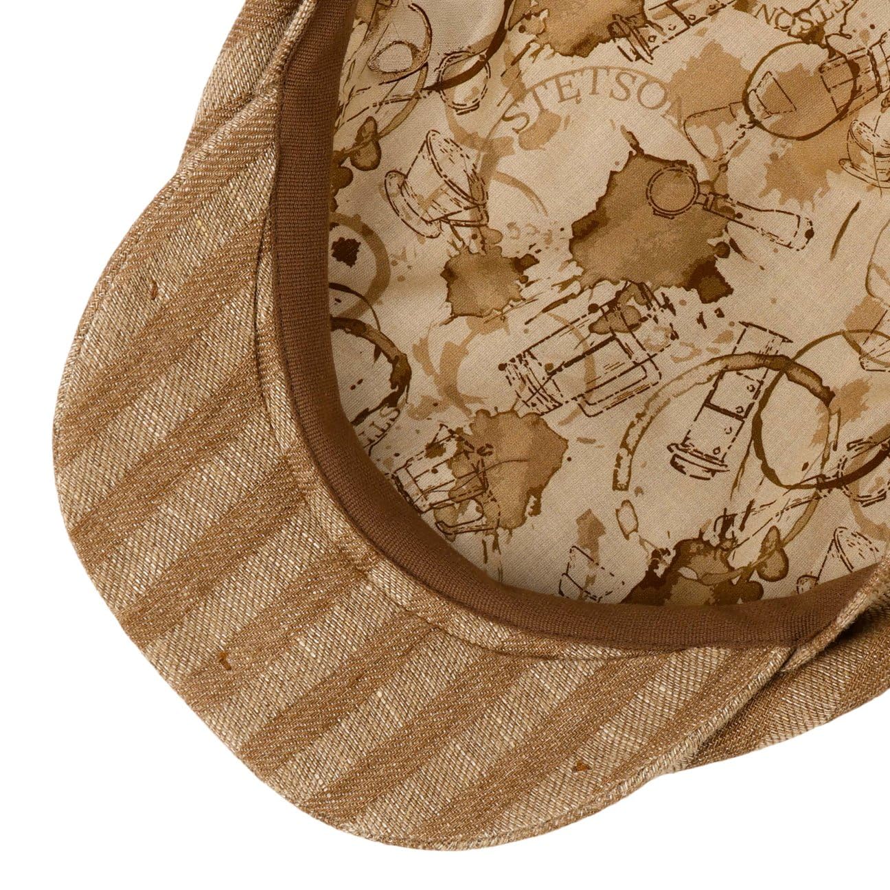 stetson-barista-driver-flatcap-gestreift-mehrfarbig-kaffee-garn-gef-rbt image 3