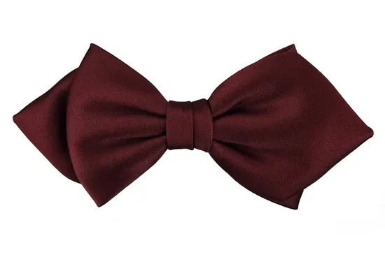 ascot-schleife-uni-satin-bordeaux-napoli-seiden-fliege-6-cm image 1