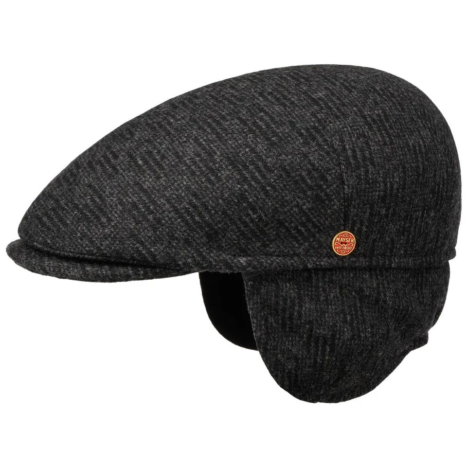 mayser-sidney-wool-ear-flaps-flatcap-herren image 1